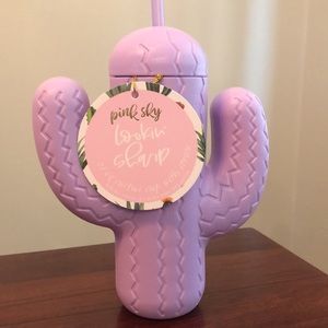NEW Pink Sky Cactus Cup With Lid 🌵